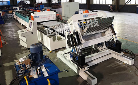 鋼板倉(cāng)波紋板成型機(jī)